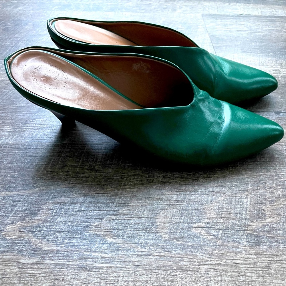 ATP Vintage-Style Heeled Mules